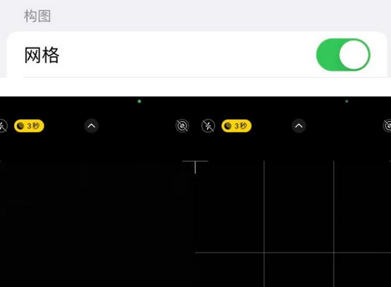拉孜苹果手机维修网点分享iPhone如何开启九宫格构图功能