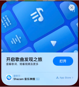 拉孜苹果14维修站分享iPhone14音乐识别功能使用方法 